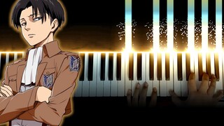 ["Shoukei to Shikabane no Michi" - Attack on Titan Musim 3 Bagian 2 OP] Piano efek khusus/Fonzi M
