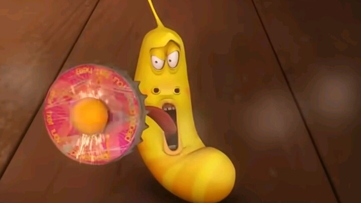 larva funny