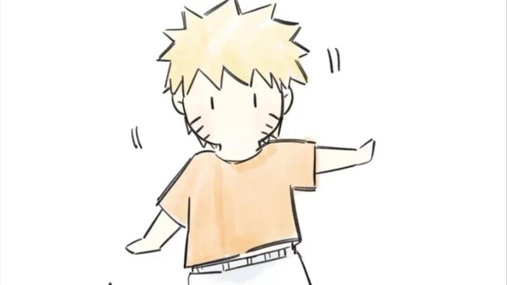 [Naruto and Sasuke comics] When Uncle Sasuke taught young Naruto to walk...