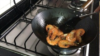 BUTTER PRAWN MY OWN VERSION WITH PINA RECIPE