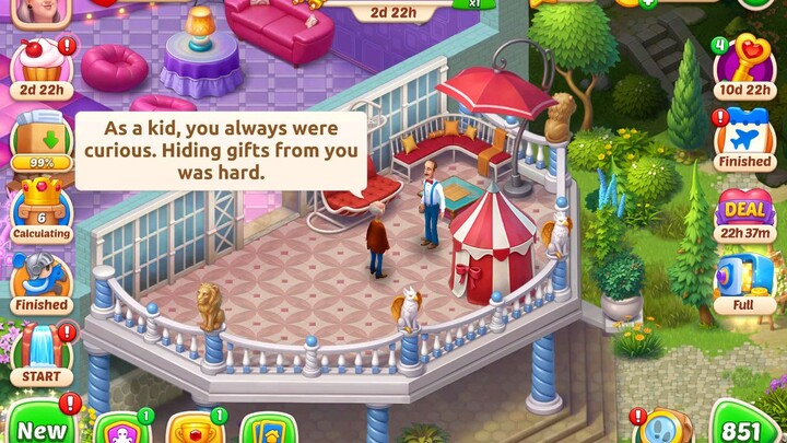 HOMES CAPE DAY 5 PARTY HALL DECORATION - GAME