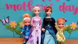 Mother's day 2022 ! Elsa & Anna toddlers - surprise thank you lunch - Barbie