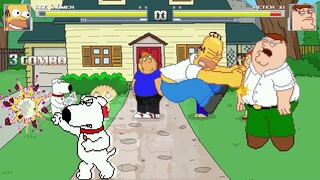 AN Mugen #354: RDC Homer Simpson VS Peter Griffin XI