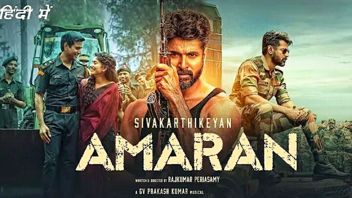 Amaran (2024) Hindi 4k Movie 1080p South Indian movie
