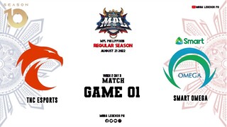 OMEGA VS TNC [GAME 1] MPL PH S10 | WEEK 2 DAY 3 | MLBB