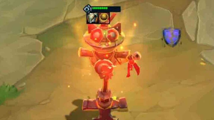 Cọc gỗ cũng có thể bay lên! Tận dụng cơ chế game một cách hoàn hảo.