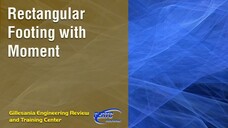 RCD Episode 14 - Rectangular Footing with Moment: Solving for Soil Net and Gross Pressure