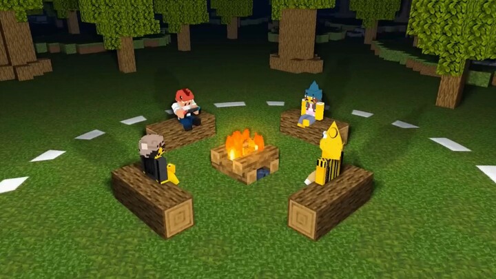 Minecraft Short film: 99 night in the forest part 1