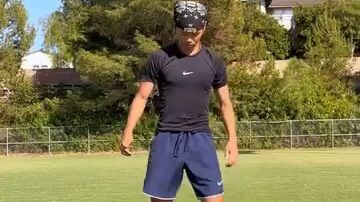 football practice