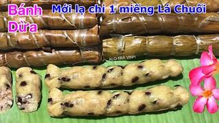 Phát hiện cách mới làm BÁNH DỪA mà không cần Lá Dừa, Chỉ 1 miếng lá chuối nhanh lẹ, ít tốn thời gian