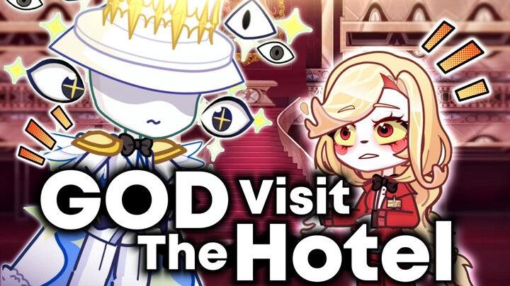 If God Visit Hazbin Hotel and Meet Charlie || Hazbin Hotel Gacha Animation