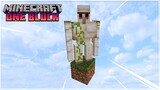 I Survived as a Iron Golem in One Block Minecraft... (Filipino)