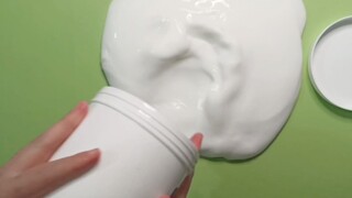 Large bucket of milky slime