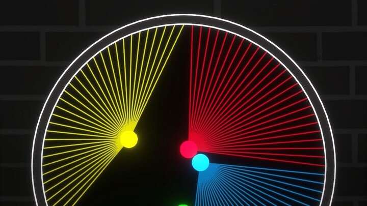 The ball that loses all lines is eliminated