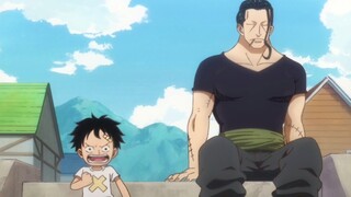 Beckman menyerahkan seluruh kelembutannya pada Luffy kecil