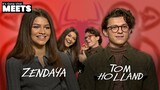 "WE CAN'T ANSWER THAT QUESTION!" 😂 Tom Holland And Zendaya Play Who's Most Likely: MCU Edition!