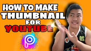 HOW TO MAKE YOUTUBE THUMBNAIL USING PICSART APP | SIMPLE AND EASY