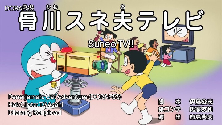 Doraemon Sub Indo 833 AB: Suneo TV dan Gelombang Radio Jujur