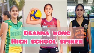 DEANNA WONG | SPIKER during her High School Years!