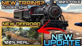 New Update | New Offroad 100% Real + New Trains Suggestions 100% Fake in Car Parking Multiplayer