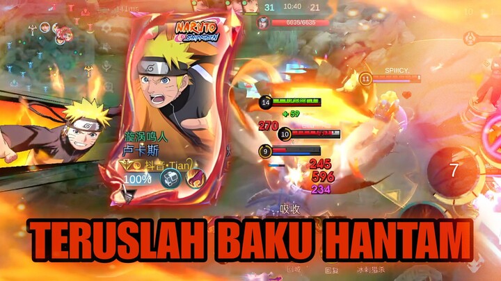 HIGHLIGHT LUKAS NARUTO UZUMAKI!! PERTARUNGAN MONSTER FULL BAKU HANTAM TANPA HENTI!!
