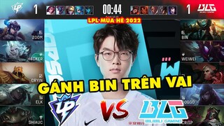 [LPL 2022] Highlight UP vs BLG Full: Gánh Bin cực mạnh trên vai | Ultra Prime vs Bilibili Gaming