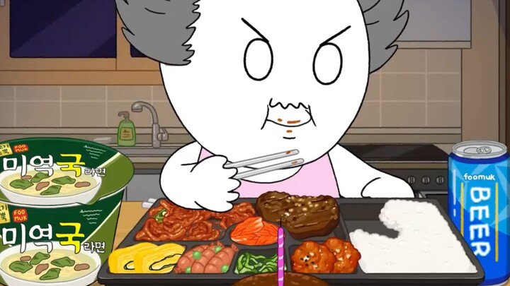 【foomuk】被遗忘的生日,自己吃泡面度过