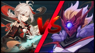 C0 DPS Kazuha Solo Vs Childe - Genshin Impact