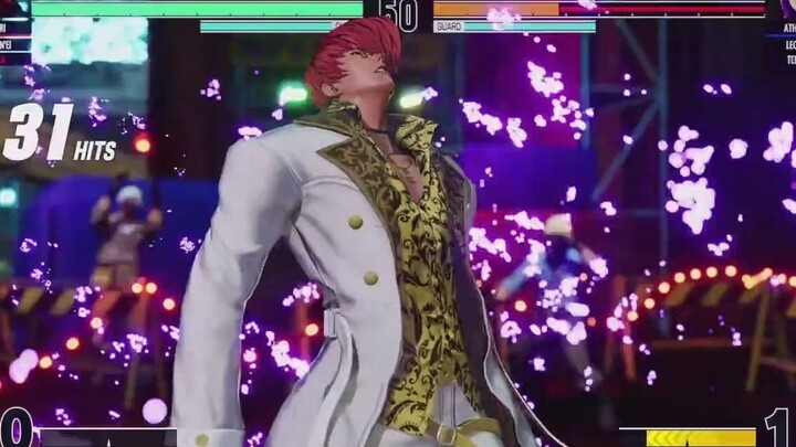 Đoạn trình diễn Yaiba + Saotome với phối màu cực ngầu của Yagami Iori trong The King of Fighters XV: