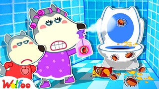 Cockroaches, Go Away! Wolfoo Keep Your Potty Clean - Learn Good Habits for Kids | Wolfoo Family