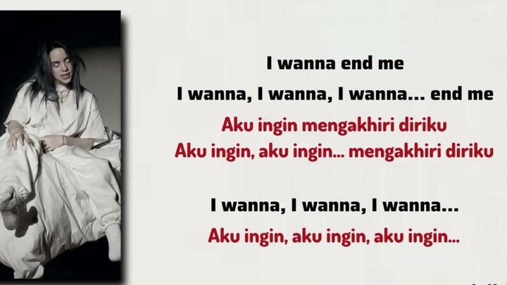 bury a friend - Billie Eilish - Lirik Terjemahan Indonesia 🎧 | 🎞️