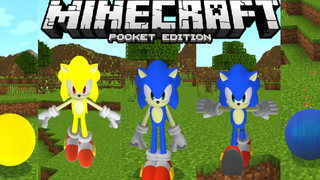 โคตรเจ๋ง!! แอดออนที่ทำให้เราสามารถใช้พลังของโซนิคได้ สมจริงมากๆ Polymesh Sonic Addon Minecraft PE