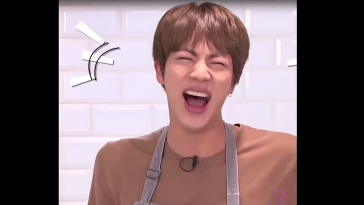 Kim Seok-jin Laughing Compilation