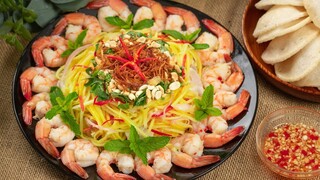 Gỏi Đu Đủ Tôm Thịt Chua Ngọt làm cách này thì ngon tuyệt vời luôn | Papaya recipes