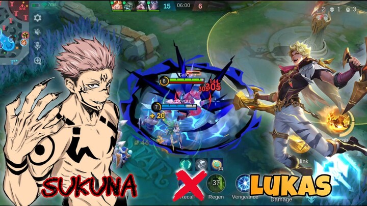 Lukas Jadi SeKeren Ini Ketika Pake Skin Yuji Mode Sukuna 😱