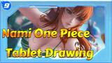 SakimiChan (ilustrator Kanada) / Tablet Drawing / Nami One Piece / Kecepatan Enam Kali_9