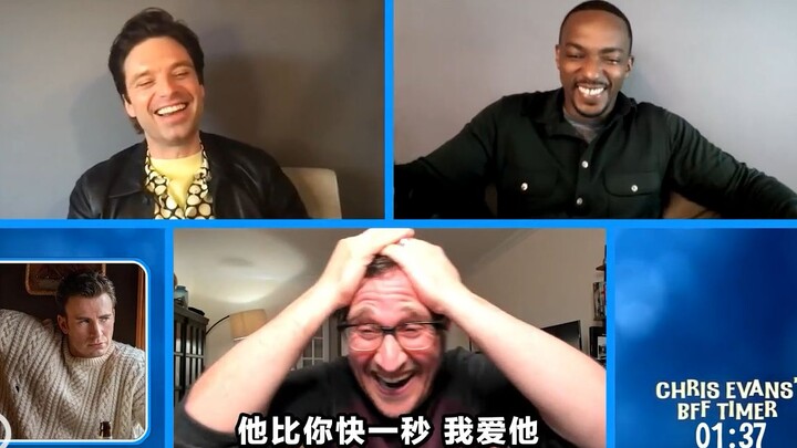 The comedy troupe simultaneously texts Captain America—let's see who he replies to first!