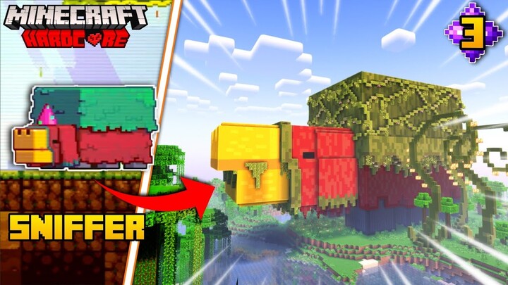 MÌNH ĐÃ  XÂY DỰNG MỘT CON SNIFFER KHỔNG LỒ TRONG MINECRAFT