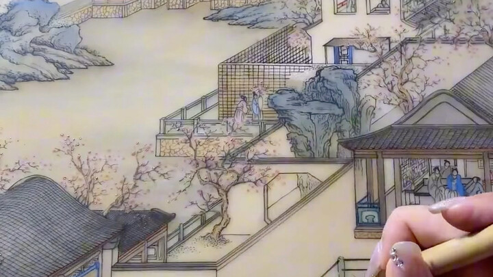 Jingdezhen hand-painted tea tray—how much do you think it's worth? Follow me for daily updates on ou