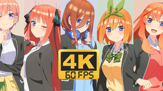 [4K60 frame/4K Ultra HD] The Quintessential Quintuplets ∬ NCOP+NCED(2021)