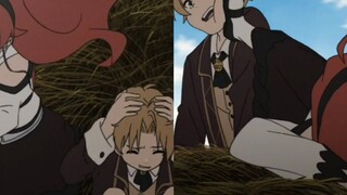 艾莉丝谁也不服，唯独对鲁迪特殊，乖巧听话，偶尔打一打…