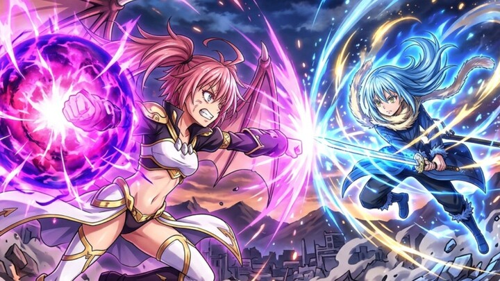 Tensura Season 4 - Rimuru vs Milim ‼️siapa yg menang??