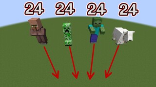 【 Minecraft 】ความสูงของการล่มสลายของสิ่งมีชีวิตต่าง ๆ