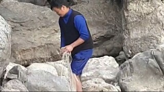 cast net fishing in Nepal | cast netting | himalayan trout fishing | asala fishing