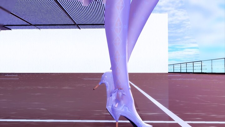 【MMD】Lantai ini sangat putih