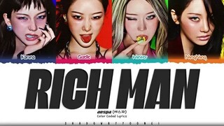 aespa 'Rich Man' Lyrics (에스파 Rich Man 가사) [Color Coded Han_Rom_Eng] (sped up) | ShadowByYoongi