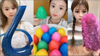 Thánh Ăn Đá Lạnh Như Ăn Kẹo Ngọt, Ăn Trái Cây Bộc Chocola - ASMR Ice Crunchy Eating sound#49