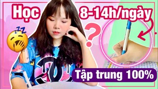 MẸO ÔN THI LIÊN TỤC 8-14 TIẾNG/NGÀY KHÔNG MỆT | ÔN THI CUỐI KÌ 2 NƯỚC RÚT, ÔN ĐGNL