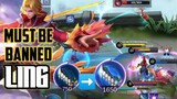 REASON WHY LING MUST BE BANNED IN RANKED GAME | LING GAMEPLAY | Mobile Legends