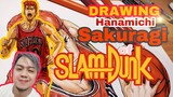 Drawing Hanamichi Sakuragi of Slamdunk -90's Anime - Drawing with Benj